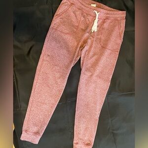 ZYIA Women’s Heathered Red Cozy Joggers